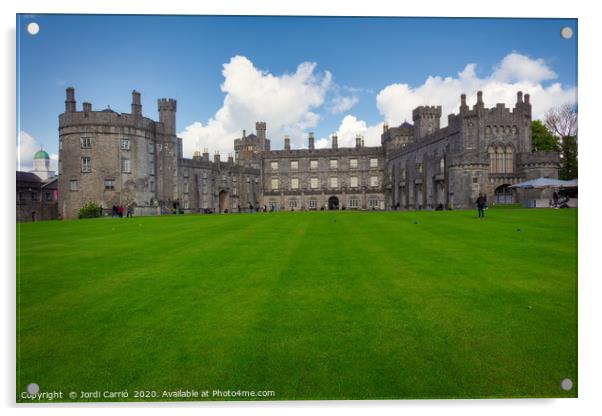 Kilkenny Castle Park - 2 Acrylic by Jordi Carrio