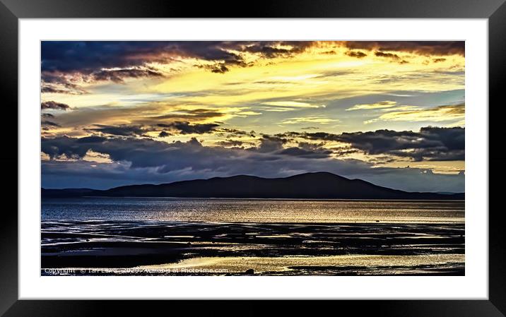 Solway Firth After Stormy Weather Framed Mounted Print by Ian Lewis