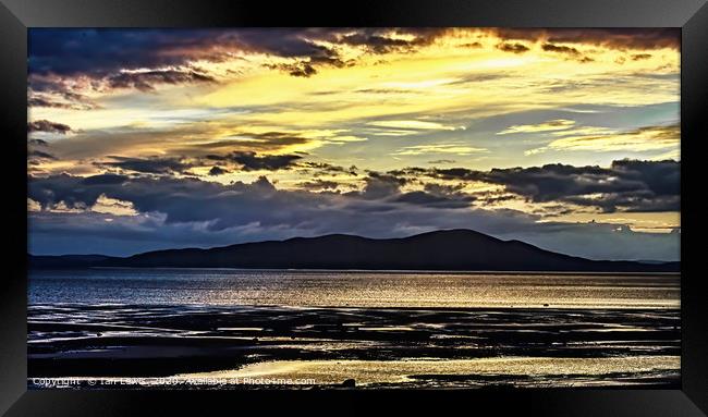 Solway Firth After Stormy Weather Framed Print by Ian Lewis
