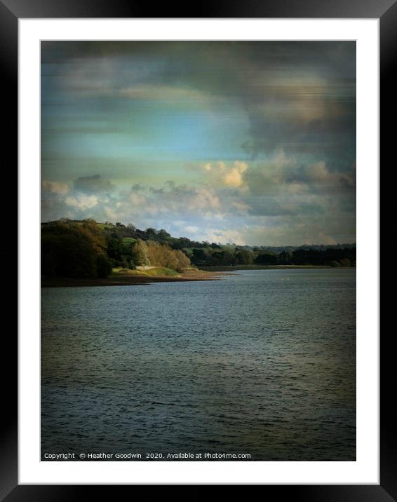 Chew Valley Lake Framed Mounted Print by Heather Goodwin