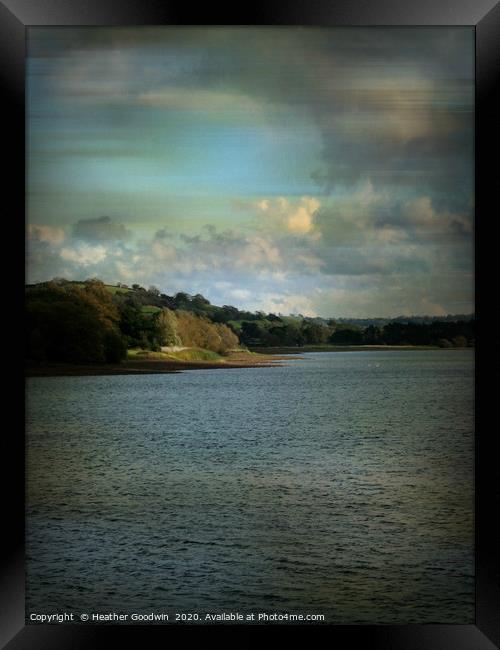 Chew Valley Lake Framed Print by Heather Goodwin