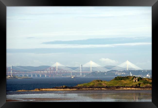 The Queensferry Crossing Framed Print by Adrian Snowball