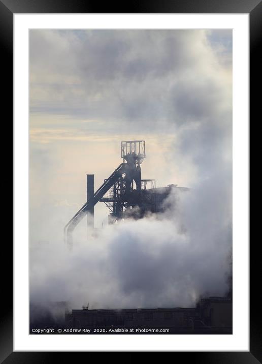Head Gear (Port Talbot) Framed Mounted Print by Andrew Ray