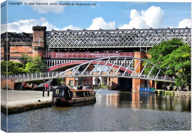 Castlefields Manchester Canvas Print by Lilian Marshall