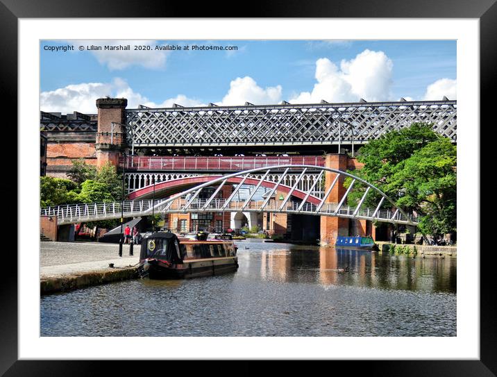 Castlefields Manchester Framed Mounted Print by Lilian Marshall