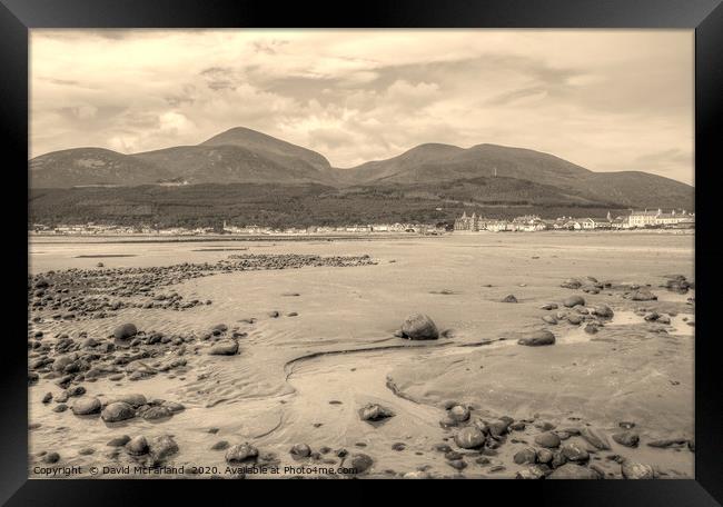 The timeless Mournes Framed Print by David McFarland