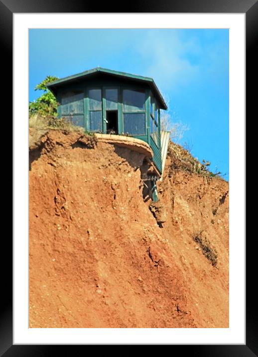Living on the edge Framed Mounted Print by Mike Herber