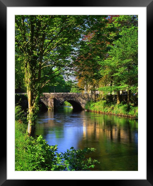 Abbey Bridge & River Tavy Framed Mounted Print by Darren Galpin