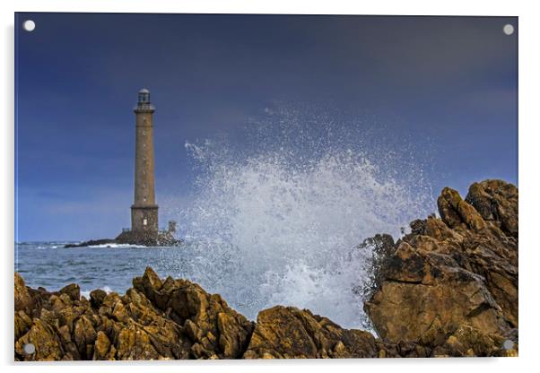 Lighthouse at Cap de La Hague Acrylic by Arterra 