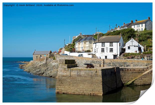 Porthleven Cornwall Print by Kevin Britland