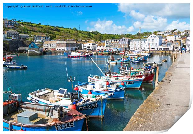 mevagissey cornwall Print by Kevin Britland
