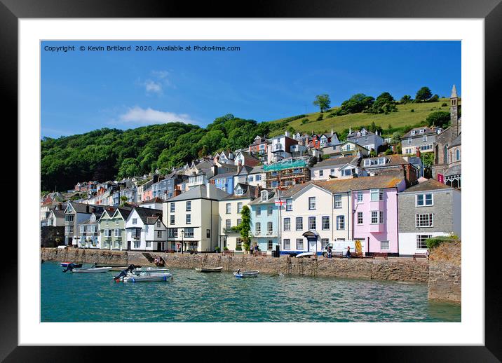 River Dart Dartmouth Framed Mounted Print by Kevin Britland