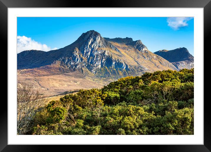 Highland Landscape Framed Mounted Print by David Hare