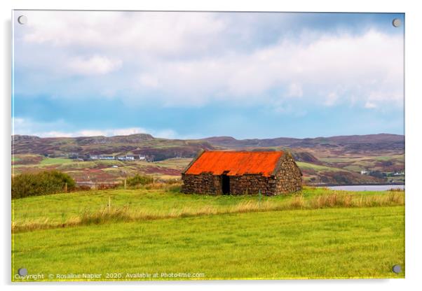 Isle of Skye landscape Acrylic by Rosaline Napier