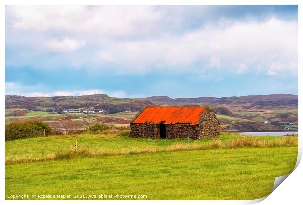 Isle of Skye landscape Print by Rosaline Napier