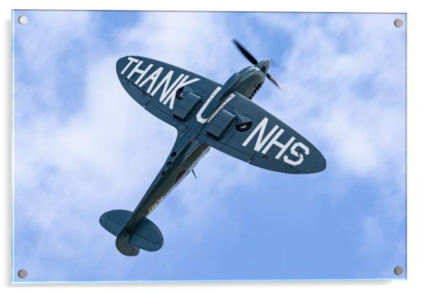 The NHS Spitfire Acrylic by J Biggadike