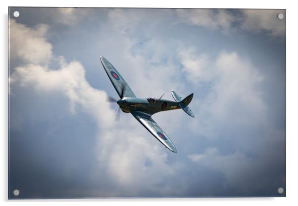 NHS Spitfire Pass Acrylic by J Biggadike