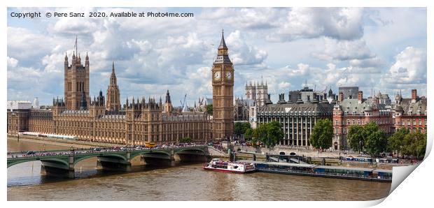 The Palace of Westminster Print by Pere Sanz