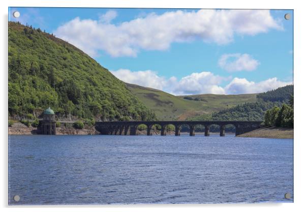 Majestic View of Elan Valley Acrylic by Simon Marlow