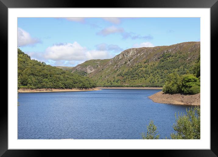 The beautiful landscape of the Elan Valley, Wales Framed Mounted Print by Simon Marlow