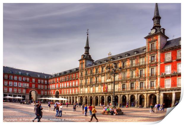 Major Square, Madrid Print by Tom Gomez