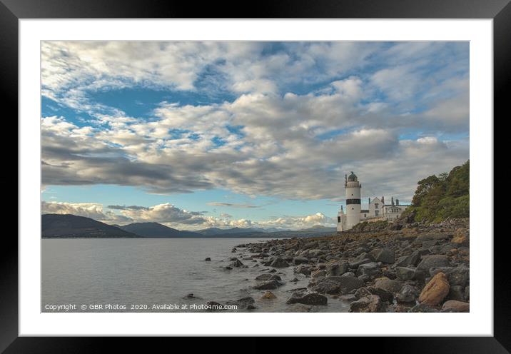 Cloch Lighthouse Framed Mounted Print by GBR Photos