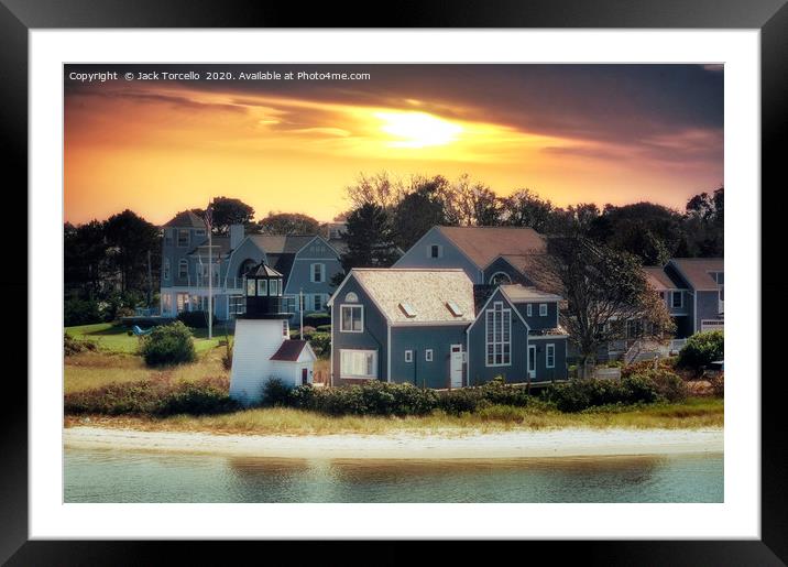 Hyannis Light Revisited Framed Mounted Print by Jack Torcello