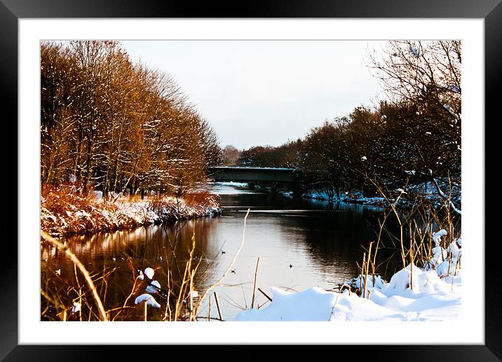 Taff Embankment, Cardiff, Wales Framed Mounted Print by Jonathan Callaghan