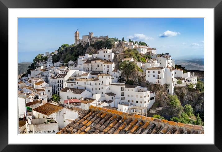 Casares  by day. Framed Mounted Print by Chris North