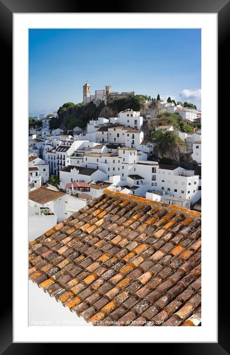Casares View by day. Framed Mounted Print by Chris North