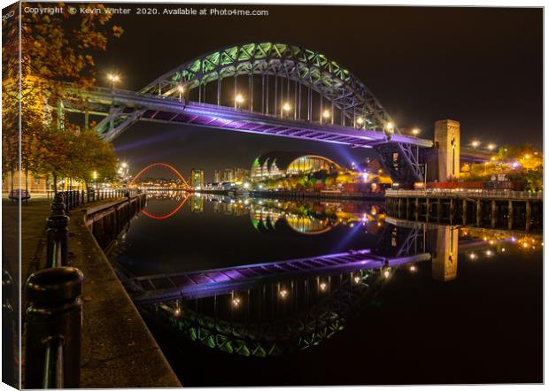 Tyne Bridge Canvas Print by Kevin Winter