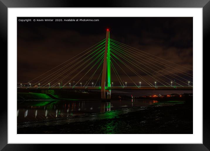 Night at the Spire Framed Mounted Print by Kevin Winter