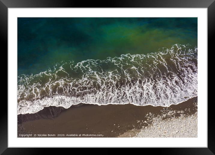Ocean view from Camara de Lobos Framed Mounted Print by Nicolas Boivin