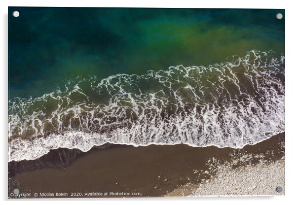 Ocean view from Camara de Lobos Acrylic by Nicolas Boivin