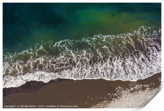 Ocean view from Camara de Lobos Print by Nicolas Boivin