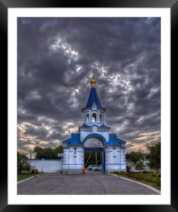 Gateway to the Iversky Convent Framed Mounted Print by Dave Williams
