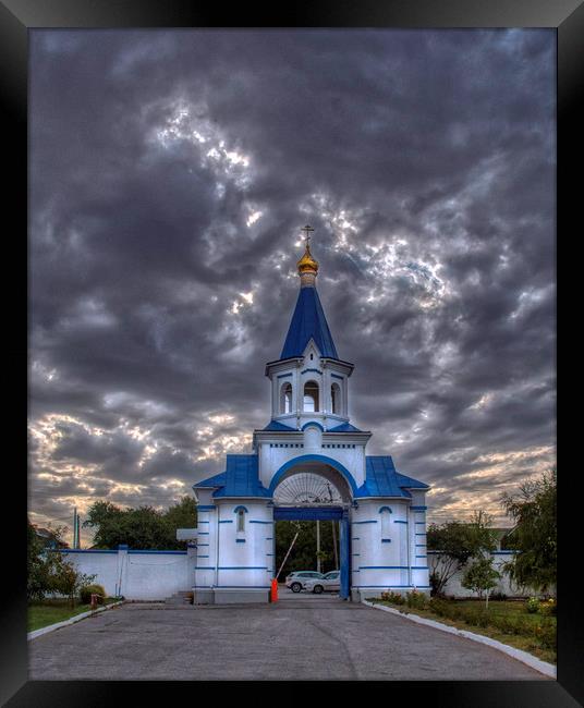 Gateway to the Iversky Convent Framed Print by Dave Williams
