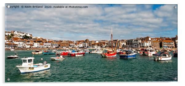 st ives cornwall Acrylic by Kevin Britland