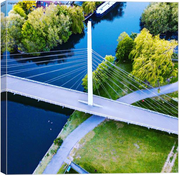 Sky bridge  Canvas Print by Mark Hobson