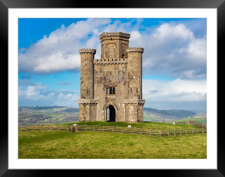 Paxton's Tower Folly,  Carmarthenshire. Framed Mounted Print by Colin Allen