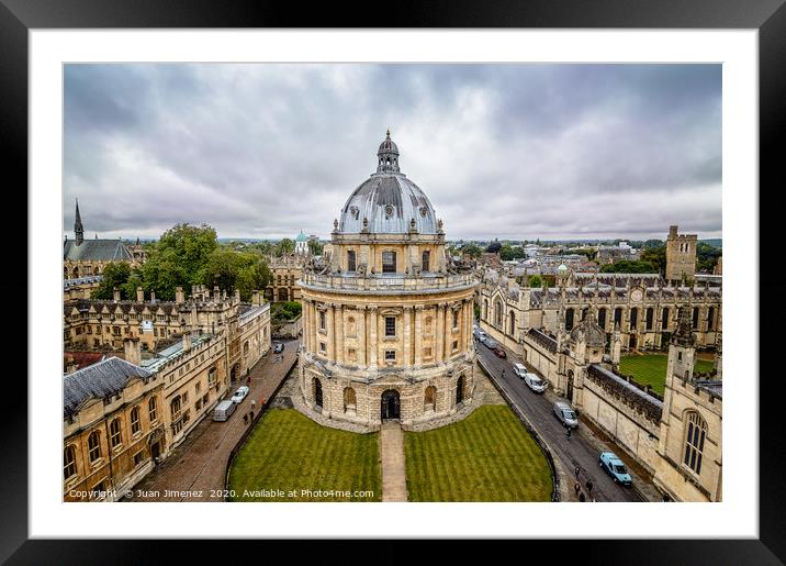 Radcliffe Camera in Oxford Framed Mounted Print by Juan Jimenez