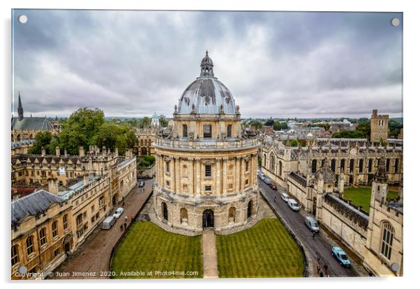 Radcliffe Camera in Oxford Acrylic by Juan Jimenez