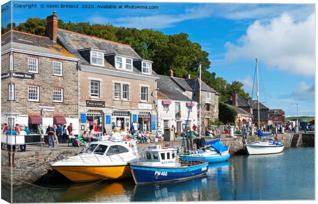 Padstow Cornwall Canvas Print by Kevin Britland