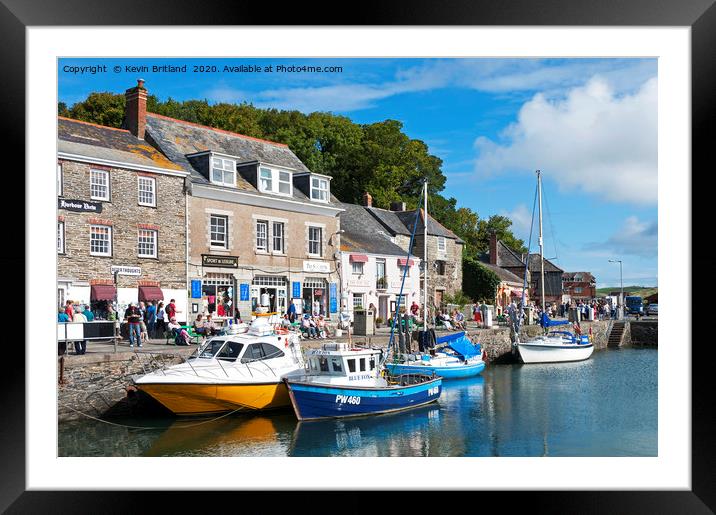 Padstow Cornwall Framed Mounted Print by Kevin Britland