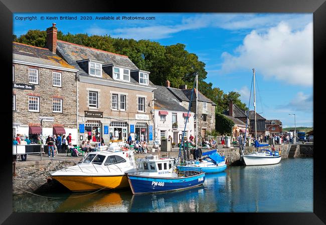 Padstow Cornwall Framed Print by Kevin Britland