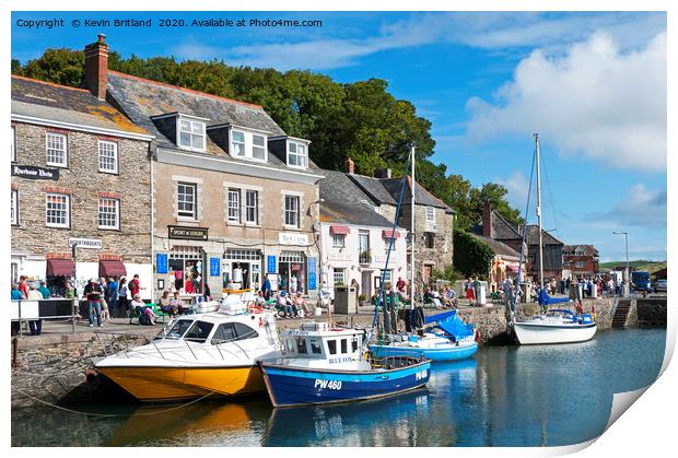 Padstow Cornwall Print by Kevin Britland