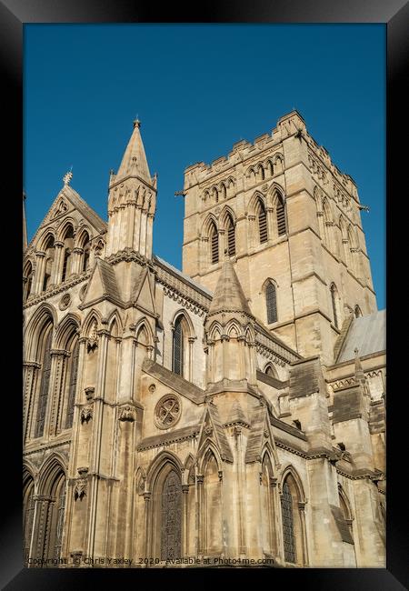 The Cathedral of St John the Baptist, Norwich Framed Print by Chris Yaxley