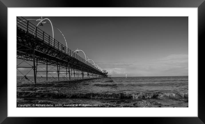 Southport pier Framed Mounted Print by Richard Perks
