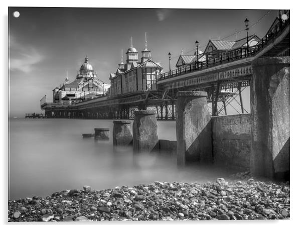 The Pier  Acrylic by Alistair Duncombe