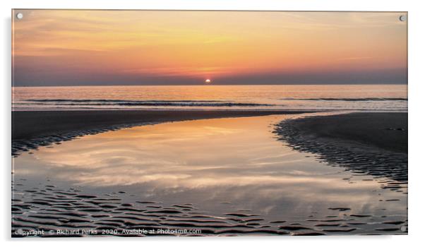 reflective sunrise Acrylic by Richard Perks